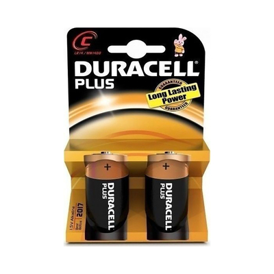 Product Μπαταρίες Αλκαλικές Duracell Plus C 1.5V 2τμχ (DPCLR14)(DURDPCLR14) base image