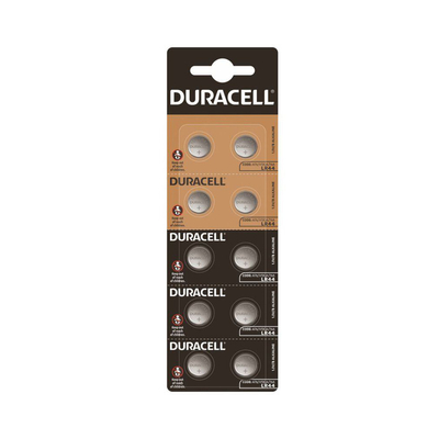 Product Αλκαλικές Μπαταρίες Duracell HSDC LR44 1.5V 10τμχ (DRLR44) base image