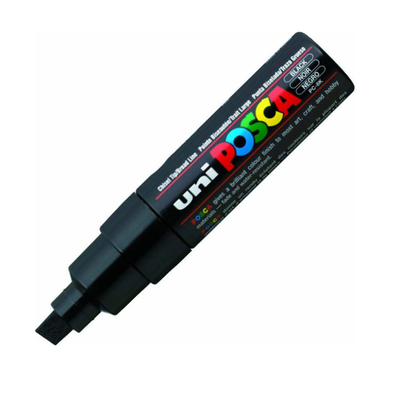 Product Μαρκαδόρος Uni-Ball Μαρκαδοροι Posca Pc-8K Χονδρο Black (PC8KBLK) base image