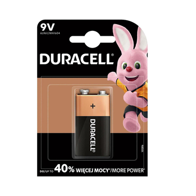 Product Μπαταρία Αλκαλική Duracell Plus 9V 1τμχ (40% More Power) (D6LR61)(DURD6LR61) base image