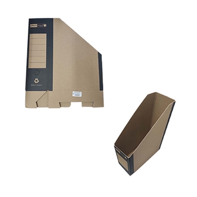 Product Θήκη Περιοδικών Officepoint Γωνία οικολογική 25Χ33Χ10 μαύρη (OP-F-24401) base image