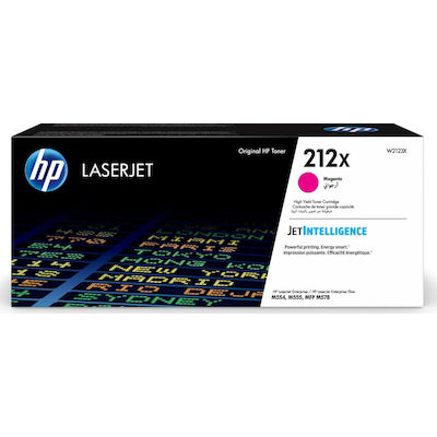 Product Toner HP 212X Original LaserJet Cartridge Magenta HC (W2123X) base image