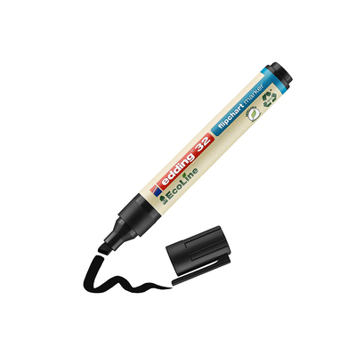 Product Μαρκαδόρος Edding 32 EcoLine Flipchart Marker Black (4-32001) base image