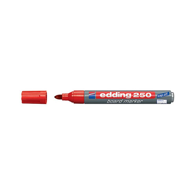 Product Μαρκαδόρος Edding 250 Whiteboard Marker Red (4-250002) base image