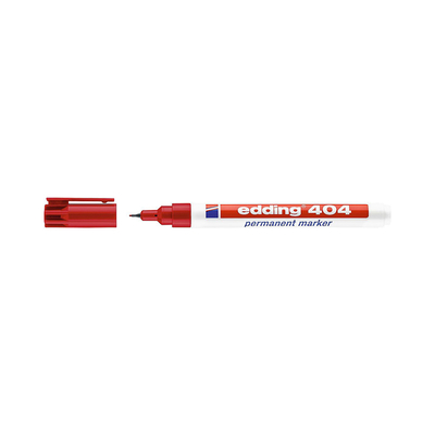 Product Μαρκαδόρος Edding 404 Permanent Marker Red (4-404002) base image