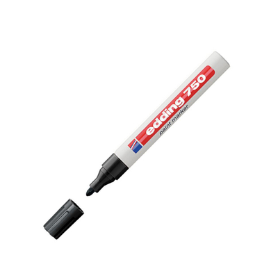 Product Μαρκαδόρος Edding 750 Paint Marker Black (4-750001) base image