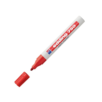 Product Μαρκαδόρος Edding 750 Paint Marker Red (4-750002) base image