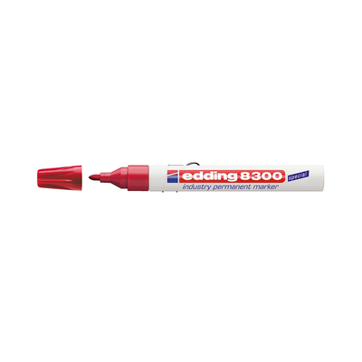 Product Μαρκαδόρος Edding 8300 Industry Permanent Marker Red (4-8300002) base image