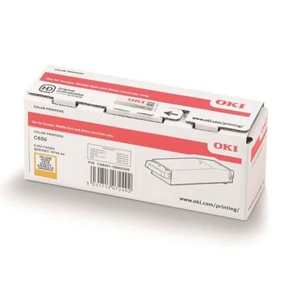 Product Toner Oki C650 TNR YELLOW 6K (09006129) base image