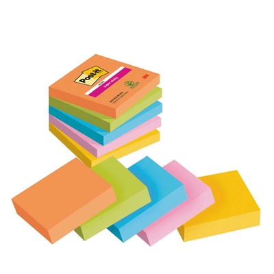 Product Αυτοκόλλητα Χαρτάκια 3M Post-it 654 5SS Boost Colour 76 x 76 mm (90 Φύλλα,5άδα) base image