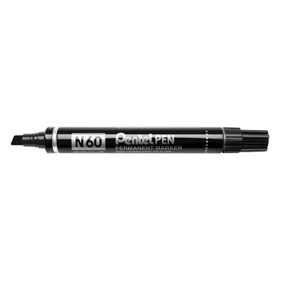 Product Μαρκαδόρος Pentel N60 CHISEL POINT BLACK base image