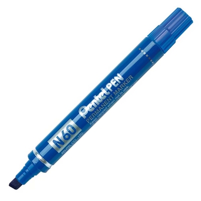 Product Μαρκαδόρος Pentel N60 CHISEL POINT BLUE base image