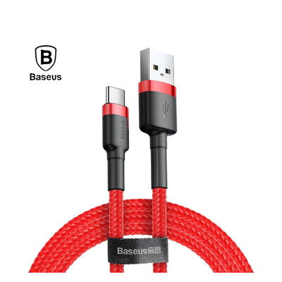 Product Καλώδιο USB Baseus Cafule Braided USB 2.0 USB-C male - USB-A male Κόκκινο 3m base image