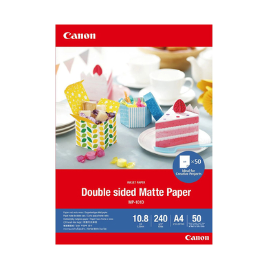 Product Φωτογραφικό Χαρτί Canon Double Sided Matte Paper MP-101 A4 (50 sheets) (4076C005) (CAN base image