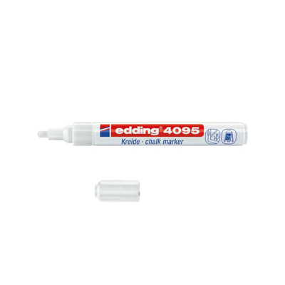 Product Μαρκαδόρος Edding Chalk Marker 4095 White (4-4095049) base image