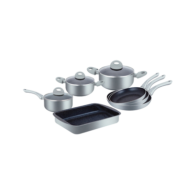 Product Σετ Μαγειρικά Σκεύη Herzberg 10 Pieces Marble Coated Cookware Set (9016SL) base image