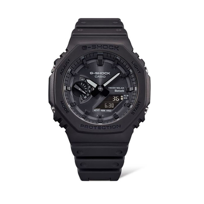 Product Ρολόι Ανδρικό Casio G-Shock Digital Battery with Rubber Strap Black (GA-B2100-1A1E) base image
