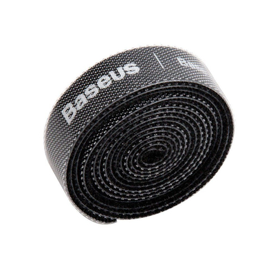 Product Δεματικά Καλωδίων Baseus Rainbow Circle Velcro Straps Μαύρο 1m 1τμχ (ACMGT-E01) base image