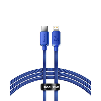 Product Καλώδιο USB Baseus Crystal Shine Braided Type-C to Lightning 20W Μωβ 1.2m (CAJY000203) base image