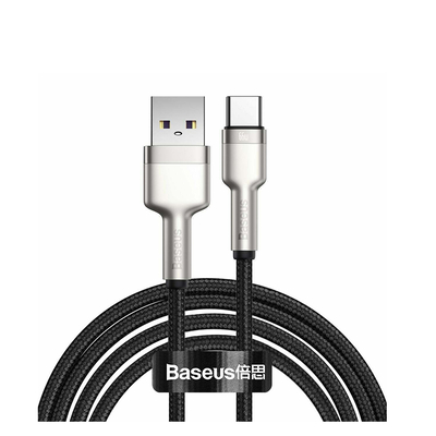 Product Καλώδιο USB Baseus Cafule Braided USB 2.0 USB-C male - USB-A male Μαύρο 2m base image