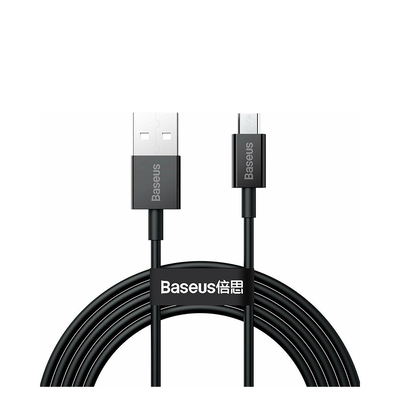 Product Καλώδιο USB Baseus Superior Series Regular 2.0 to micro Μαύρο 2m (CAMYS-A01) base image