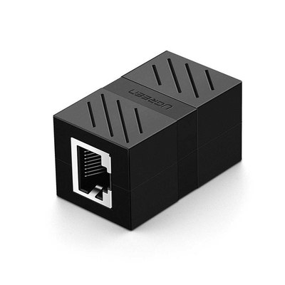 Product Coupler Δικτύου Ugreen Cat7 RJ45 Ethernet Black (20390) base image