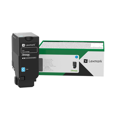 Product Toner Lexmark 10.5K Pages High Yield Cyan (CS730, CX730) (71C2HC0) base image
