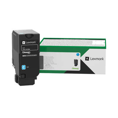 Product Toner Lexmark 16.2K Pages High Yield Cyan (CX735) (81C2XC0) base image