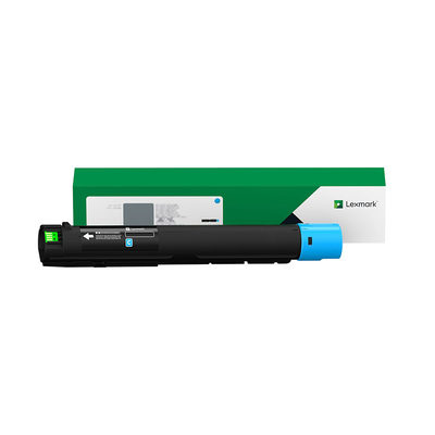 Product Toner Lexmark 16.5K Pages High Yield Cyan (CX930, CX931) (85D0HC0) base image