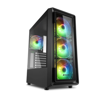 Product Κουτί Η/Υ Sharkoon TK4 RGB Gaming Midi Black (25931010) base image