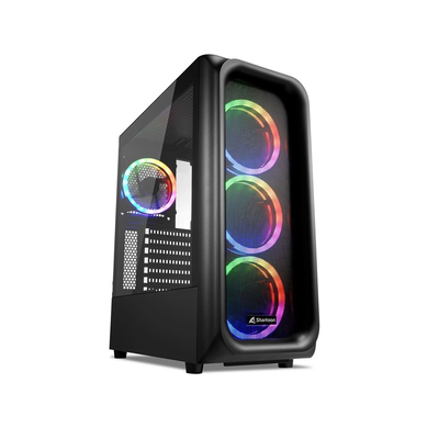 Product Κουτί Η/Υ Sharkoon TK5M Gaming Full RGB Black (36503112) base image