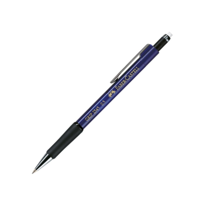 Product Μηχανικό Μολύβι Faber Castell 0.5mm με Γόμα - Μπλε Μεταλλικό (134551) base image