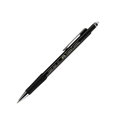 Product Μηχανικό Μολύβι Faber Castell 0.5mm με Γόμα - Μαύρο (134599) base image