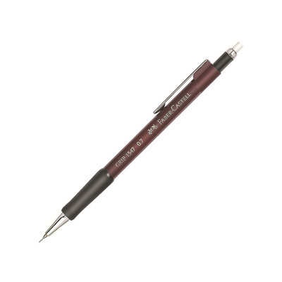 Product Μηχανικό Μολύβι Faber Castell 0.7mm με Γόμα - Βαθύ Κόκκινο (134721) base image