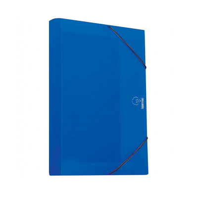 Product Κουτί Typotrust Μπλε με λάστιχο 25x35 Ράχη 3εκ. (TYPFP35003-03) base image