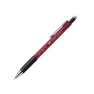 Product Μηχανικό Μολύβι Faber Castell 0.5mm με Γόμα - Βαθύ Κόκκινο (134521) base image