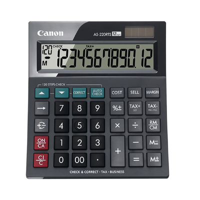 Product Αριθμομηχανή Canon 12 Ψηφίων AS220RTS (4898B001AB) base image