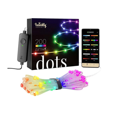 Product Ταινία LED Twinkly Dots Smart Light RGB 200 LED 10m Transparent (TWD200STP-TEU) base image