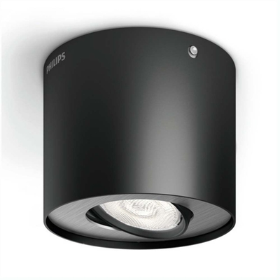 Product Φωτιστικό Οροφής Philips Σποτ myLiving Phase 2700K 500lm 4.5W Black (PHI533003016) base image