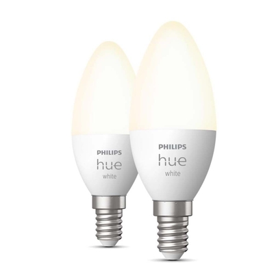 Product Λάμπες LED Philips Hue Smart Candle E14 White 470lm (2-Pack) base image