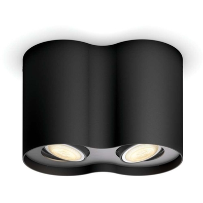 Product Διπλό Φωτιστικό Σποτ Philips Hue Pillar Dimmer Switch 2200K - 6500K 700lm Black base image