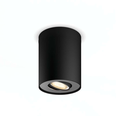 Product Φωτιστικό Philips Σποτ Hue Pillar 2200K - 6500K 350lm Black (929003046901) base image