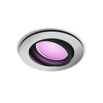 Product Χωνευτό Σποτ Philips Hue Centura White and Color Ambiance GU10 Aluminium (929003047401) base image