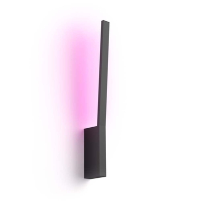 Product Επιτοίχιο Φωτιστικό Philips Hue Liane White & Color Ambiance Black (929003053101) base image