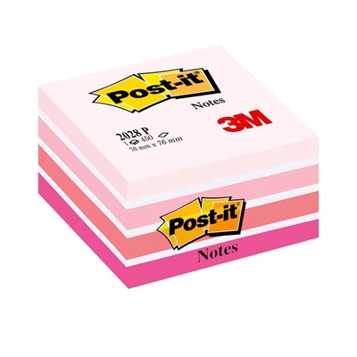 Product Αυτοκόλλητα Χαρτάκια 3M Post-it 76 x 76 mm (Ροζ/Μωβ) (450 Φύλλα) (2028P) base image