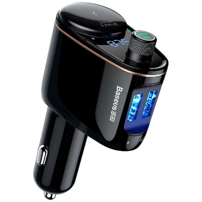 Product FM Transmitter Αυτοκινήτου Baseus MP3 Player S-06 Black (CCHC000001) base image