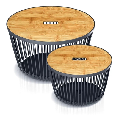 Product Κουτί Αποθήκευσης Prosperplast Clubo Set Basket 450x248mm Grey (ICLUE1ST-S433) base image