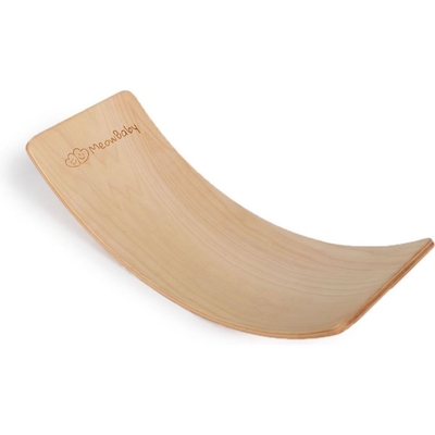 Product Παιχνίδι Ισορροπίας MeowBaby Board For Kids 80x30cm Wooden for Toddlers, Natural (BB0001) base image
