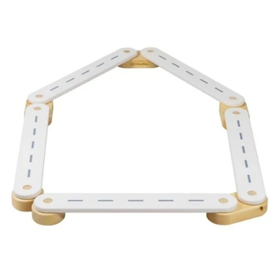Product Παιχνίδι Ισορροπίας MeowBaby Balance Beam white 5 elements (SSEN501IE) base image