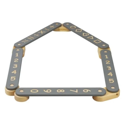 Product Παιχνίδι Ισορροπίας MeowBaby Balance Beam grey 5 elements (SSEN502IE) base image
